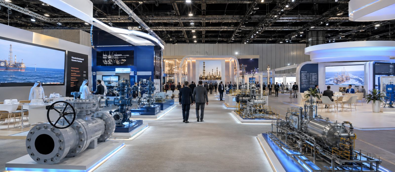 ADIPEC booth design Abu Dhabi
