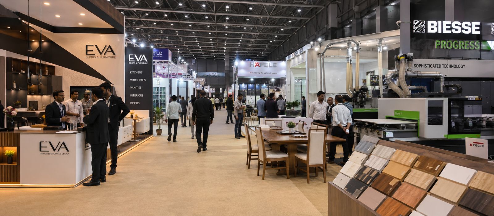 INDIAWOOD booth design Greater Noida