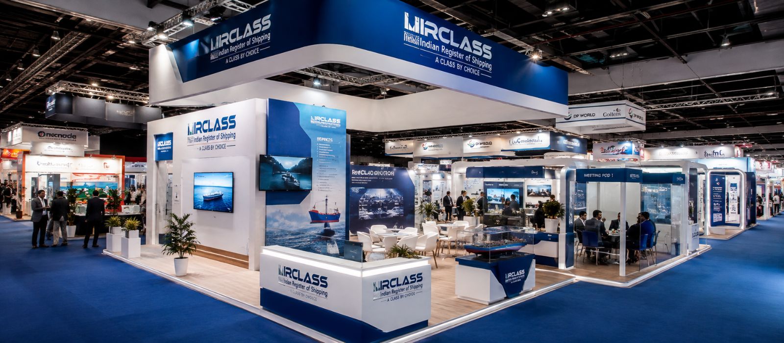 India Maritime Week booth design