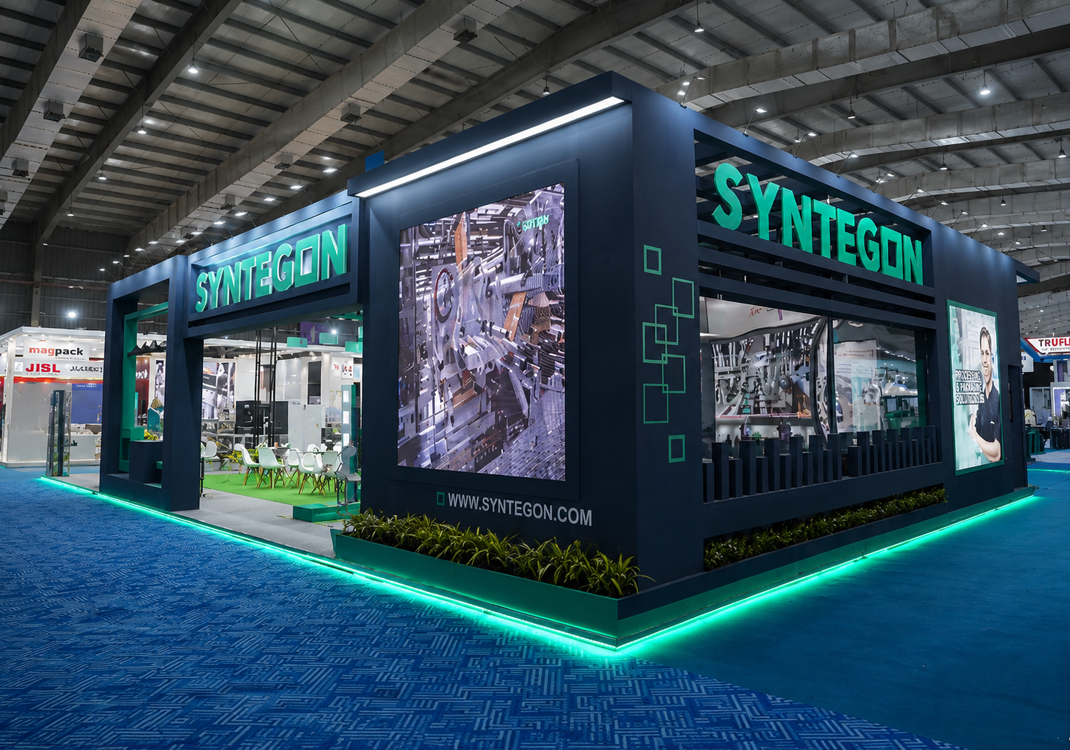 Packaging industry exhibition stand project