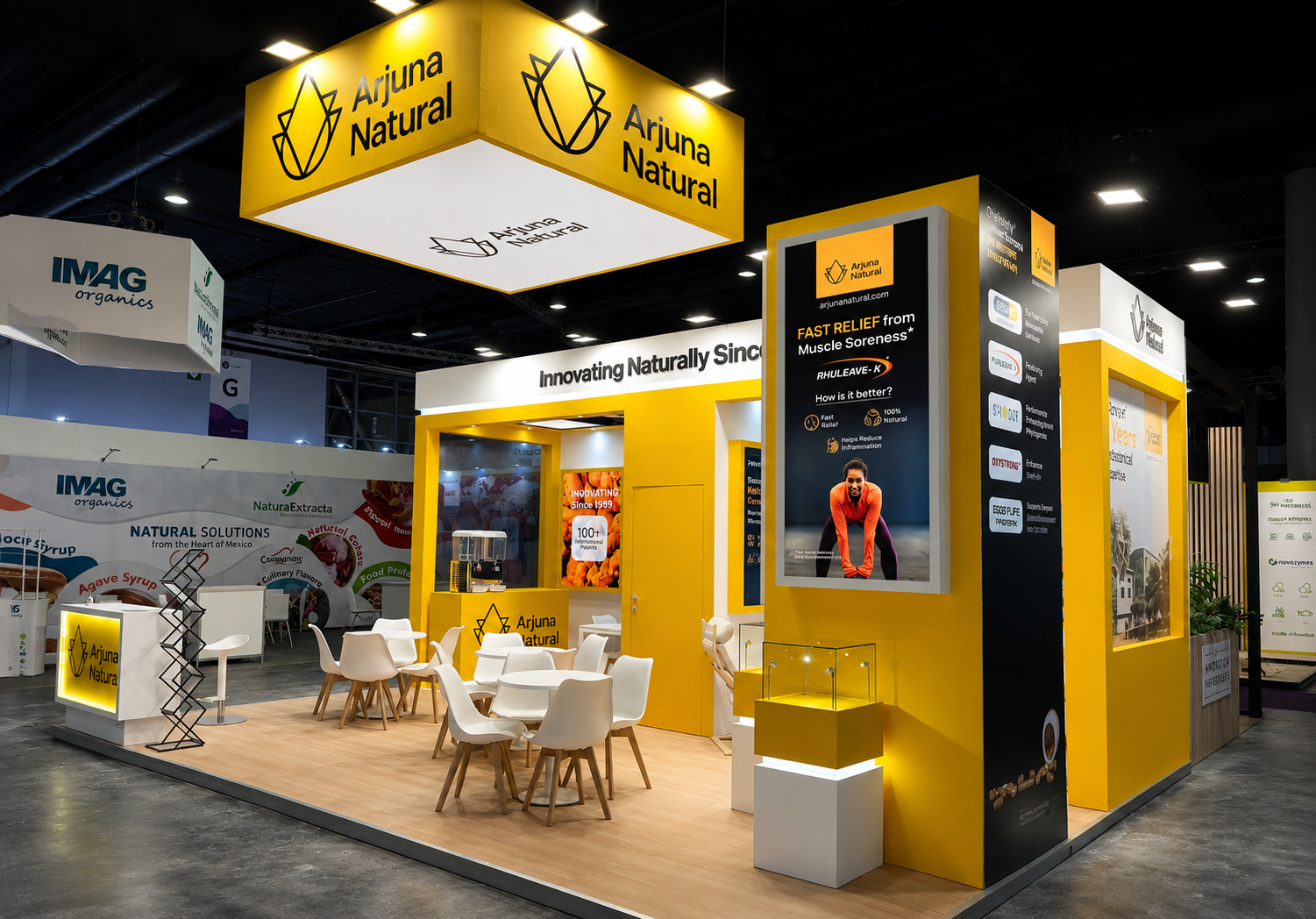 Food ingredients exhibition stand project