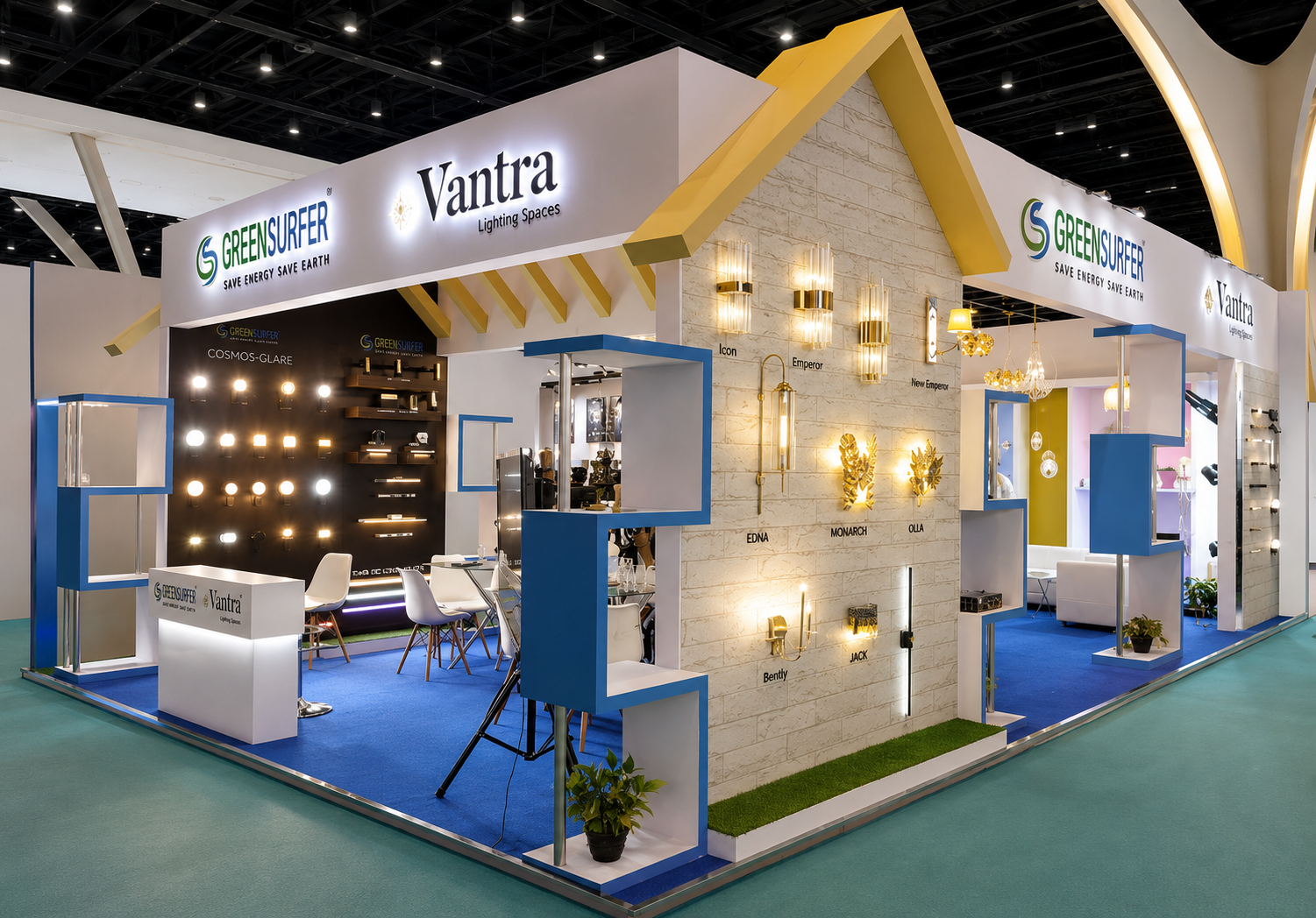Lighting industry exhibition stand project