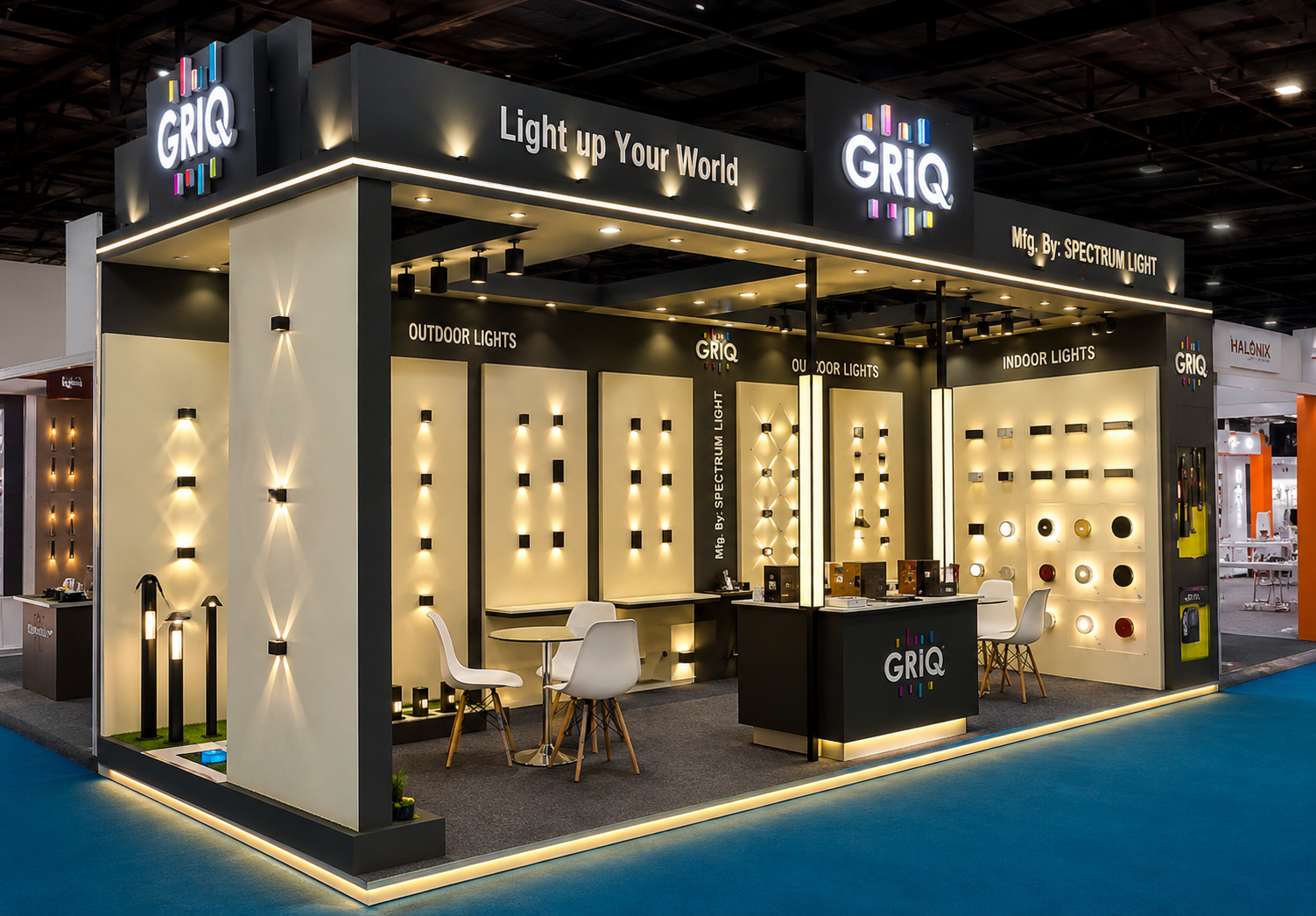 Client project exhibition stand Belgium