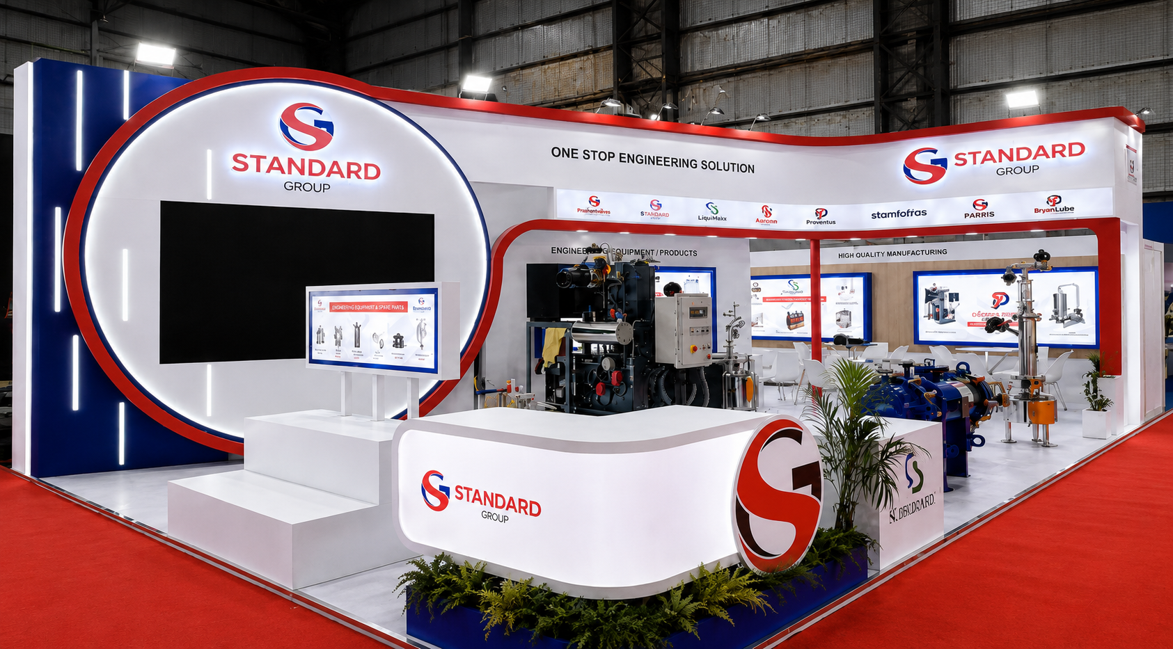 Energy industry exhibition stand project