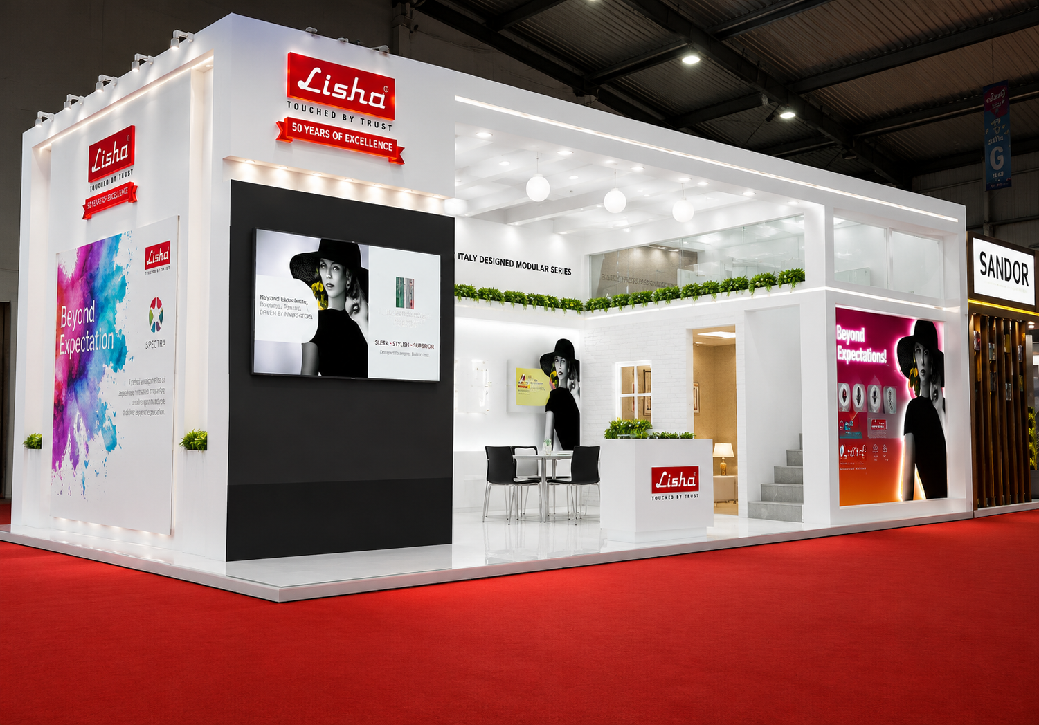 Architecture design exhibition stand project