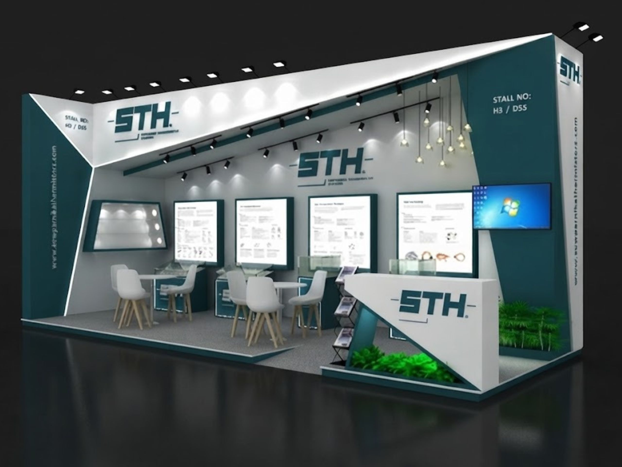 Electronics industry exhibition stand project