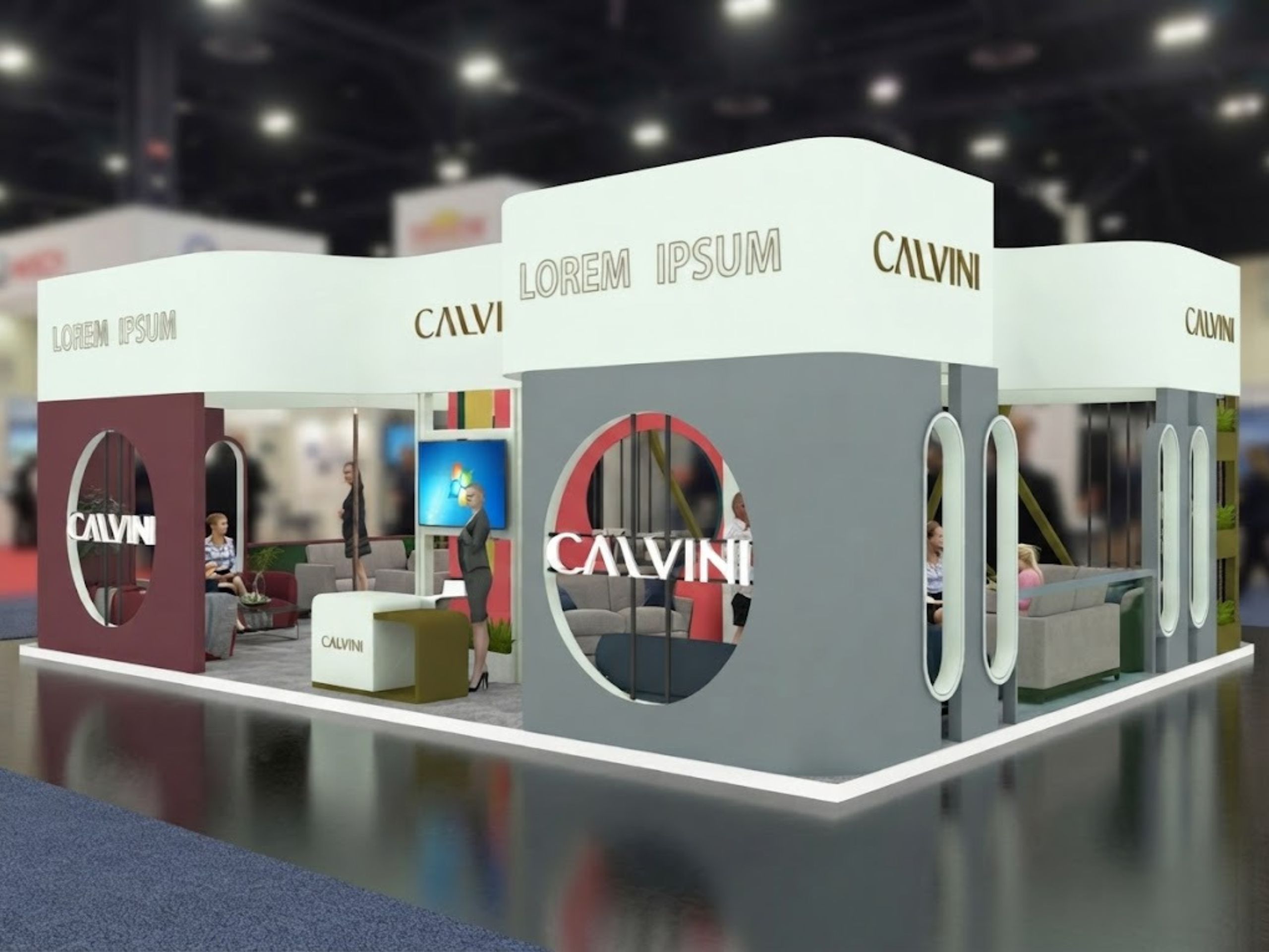 Maritime industry exhibition stand project