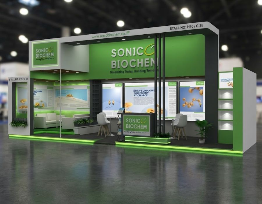 Nutraceutical exhibition stand project