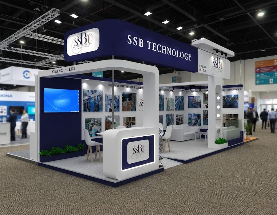 Electronics industry exhibition stand project