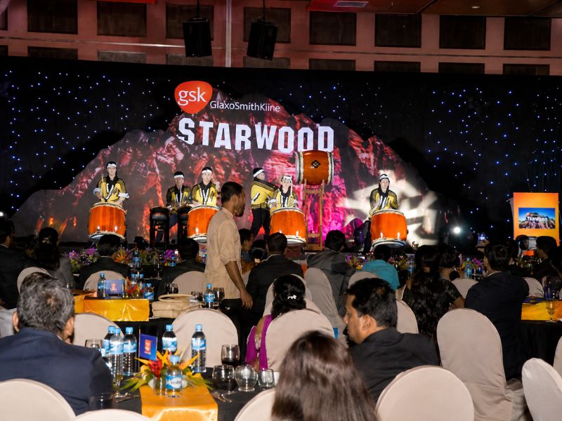 Unievents corporate event stage setup