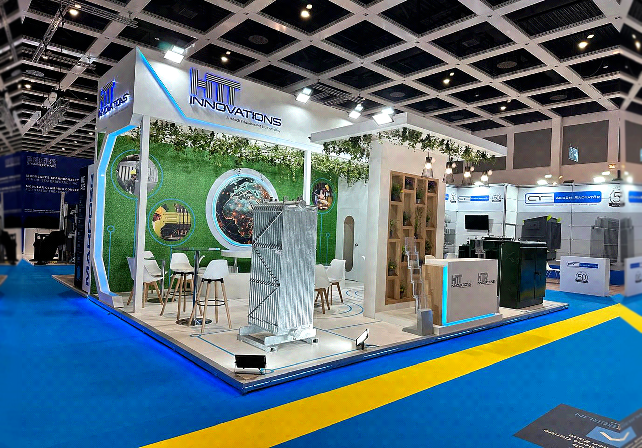 Electric motor industry exhibition stand project