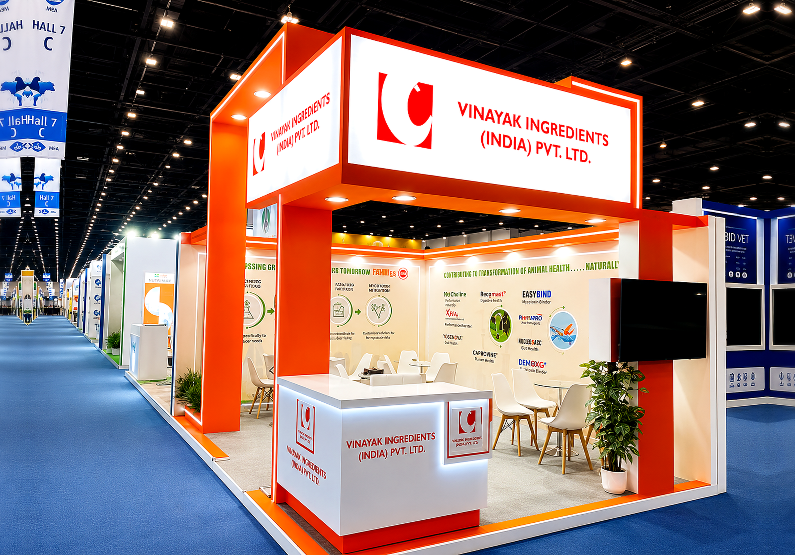 Food manufacturing exhibition stand project