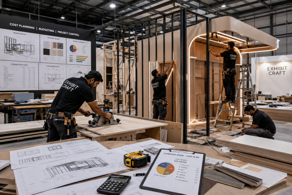 Exhibition stand fabrication process and factors affecting exhibition booth cost in India