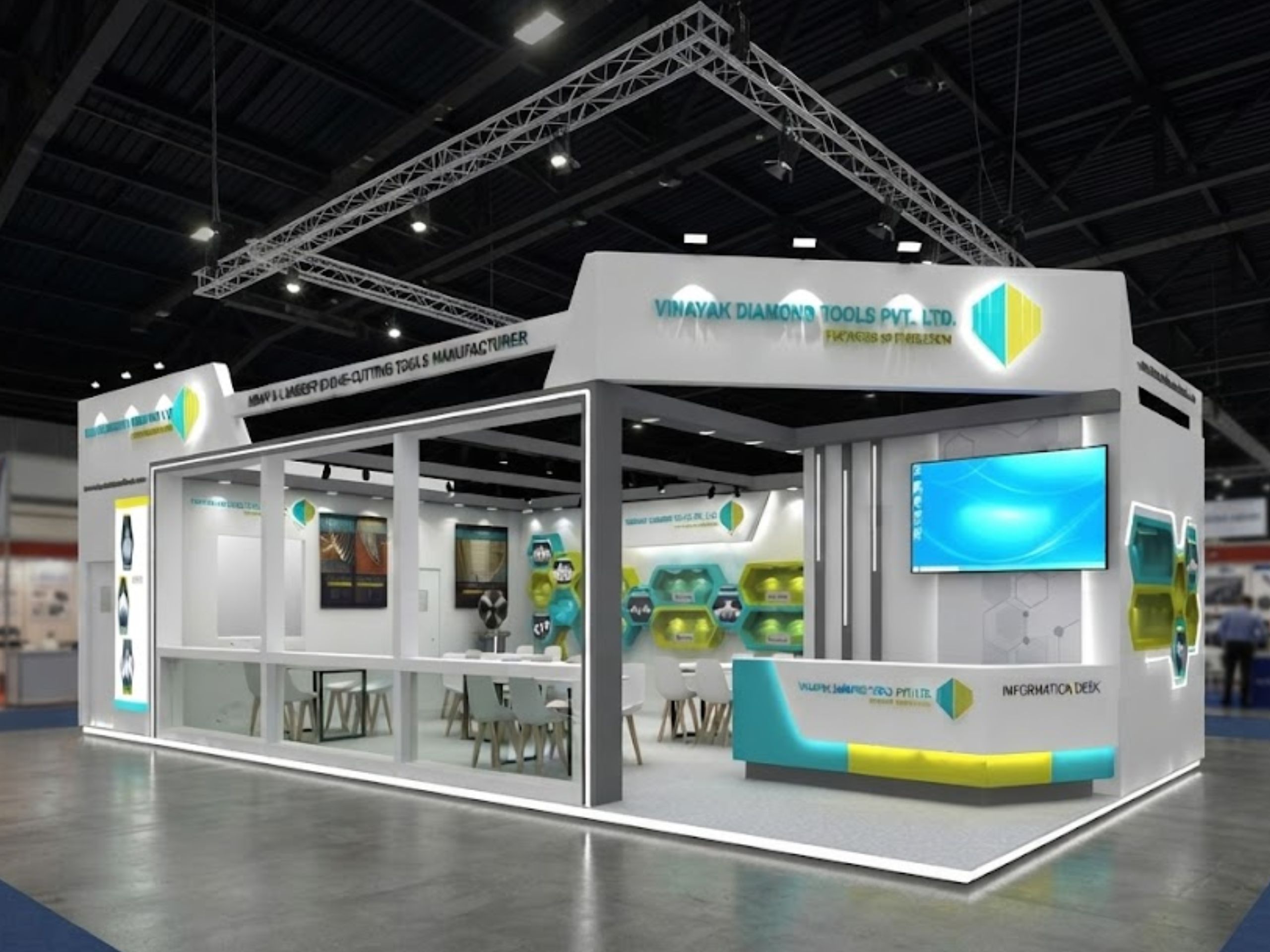 VINAYAK DIAMOND TOOLS STONA Exhibition Stall | Unievents Services