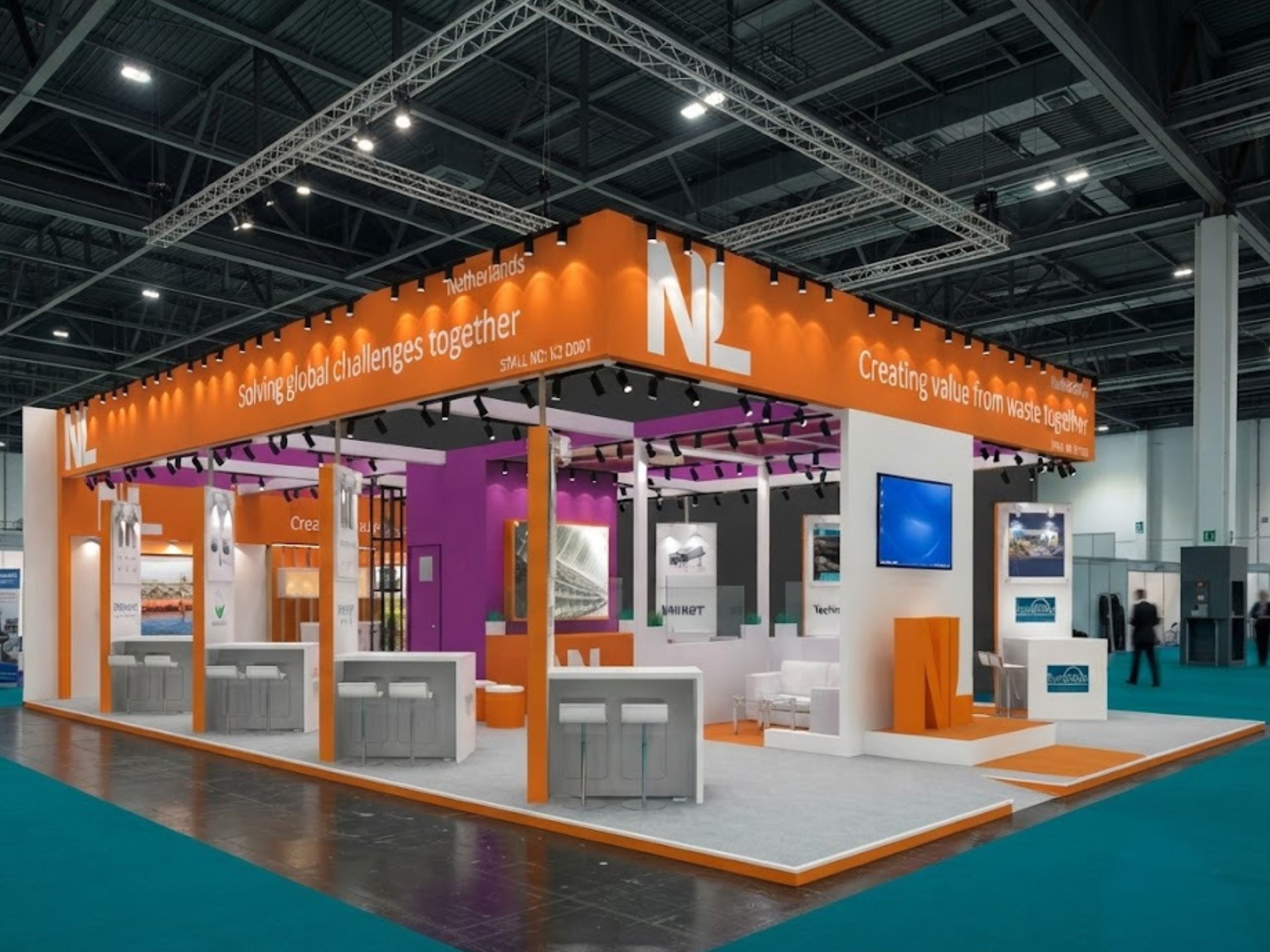 exhibition stall fabricator Mumbai - custom stand design