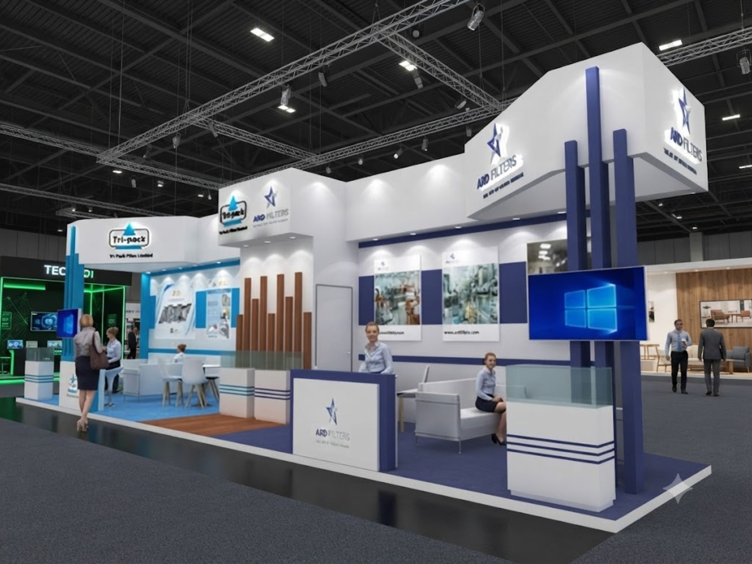 custom exhibition stand India - trade show booth