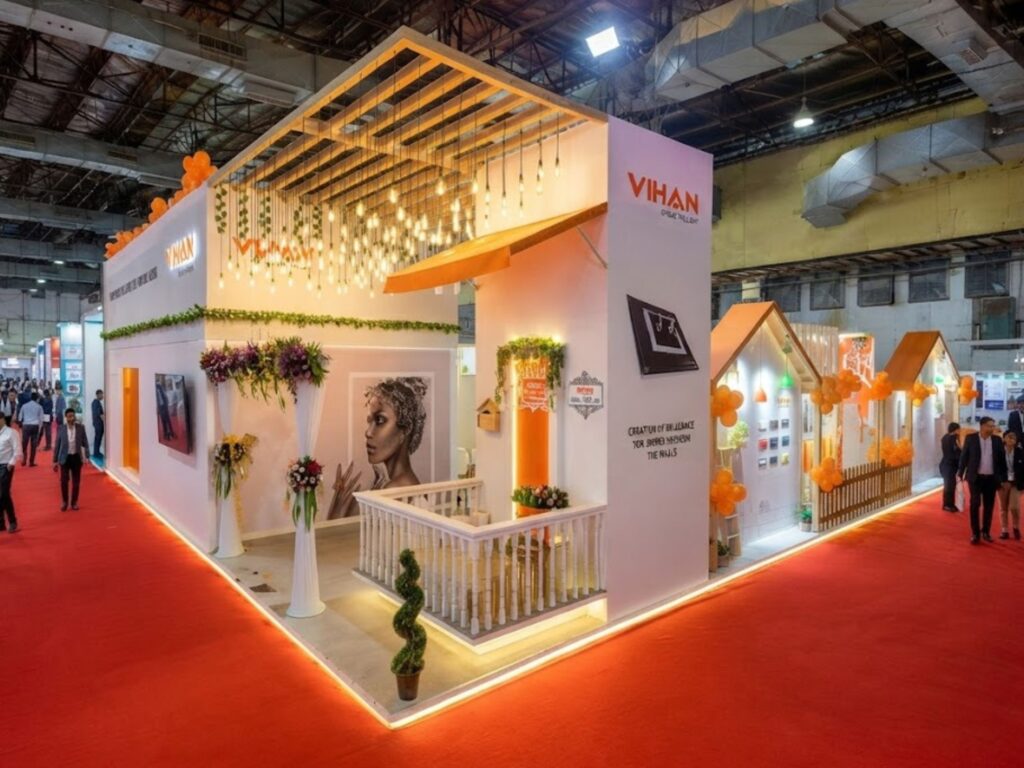 exhibition stall fabricator Mumbai - custom stand design