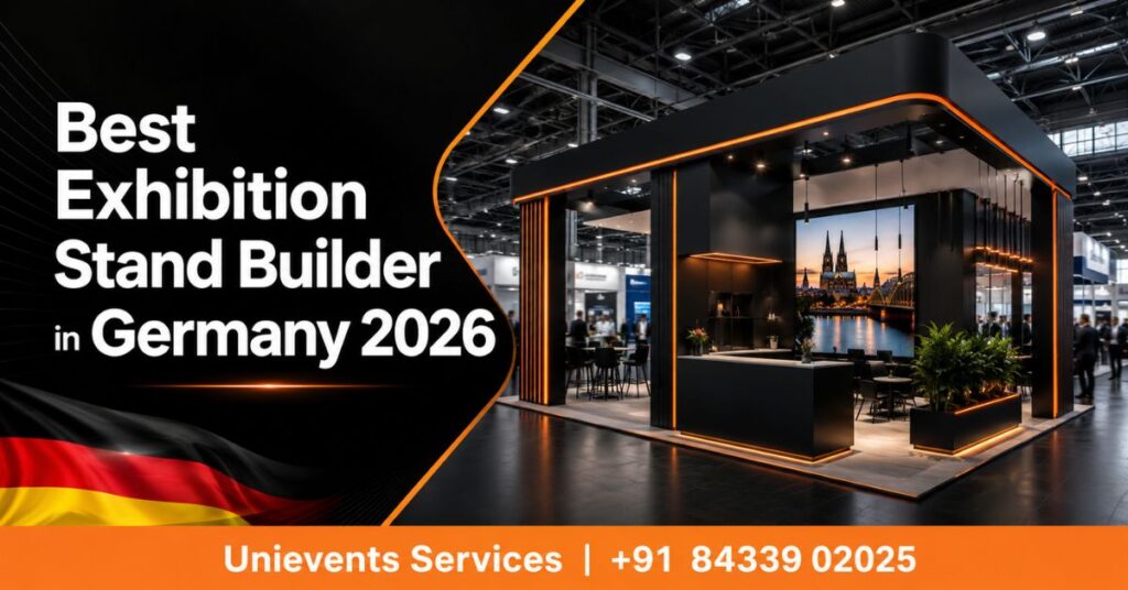 Best exhibition stand builder in Germany 2026 — Unievents Services India