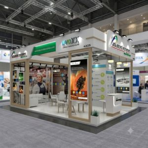Custom food ingredient booth design for Fi Europe 2026 by Unievents