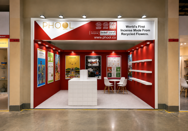 Exhibition stand built by Unievents