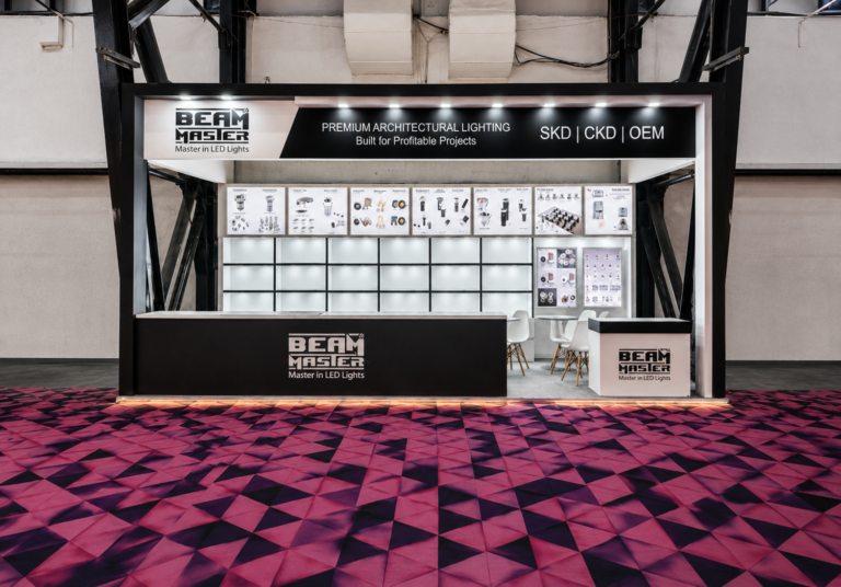 Exhibition stand built by Unievents