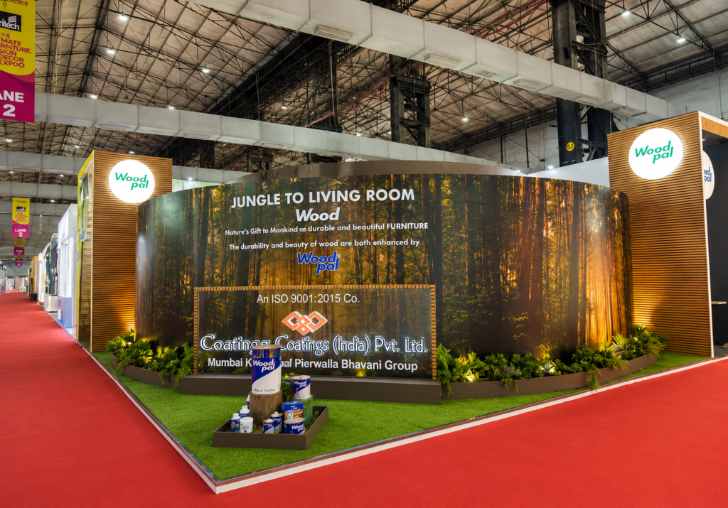 Custom exhibition stand for Ace Tech by WOOD POL by Unievents Services Pvt Ltd