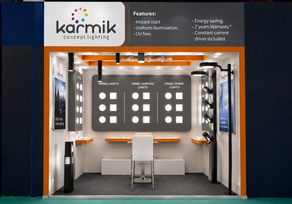 Exhibition stand builder for LED Expo by KARMIK by Unievents Services Pvt Ltd