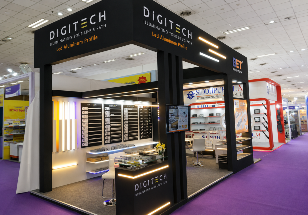Exhibition stand builder for LED Expo by DIGITECH by Unievents Services Pvt Ltd