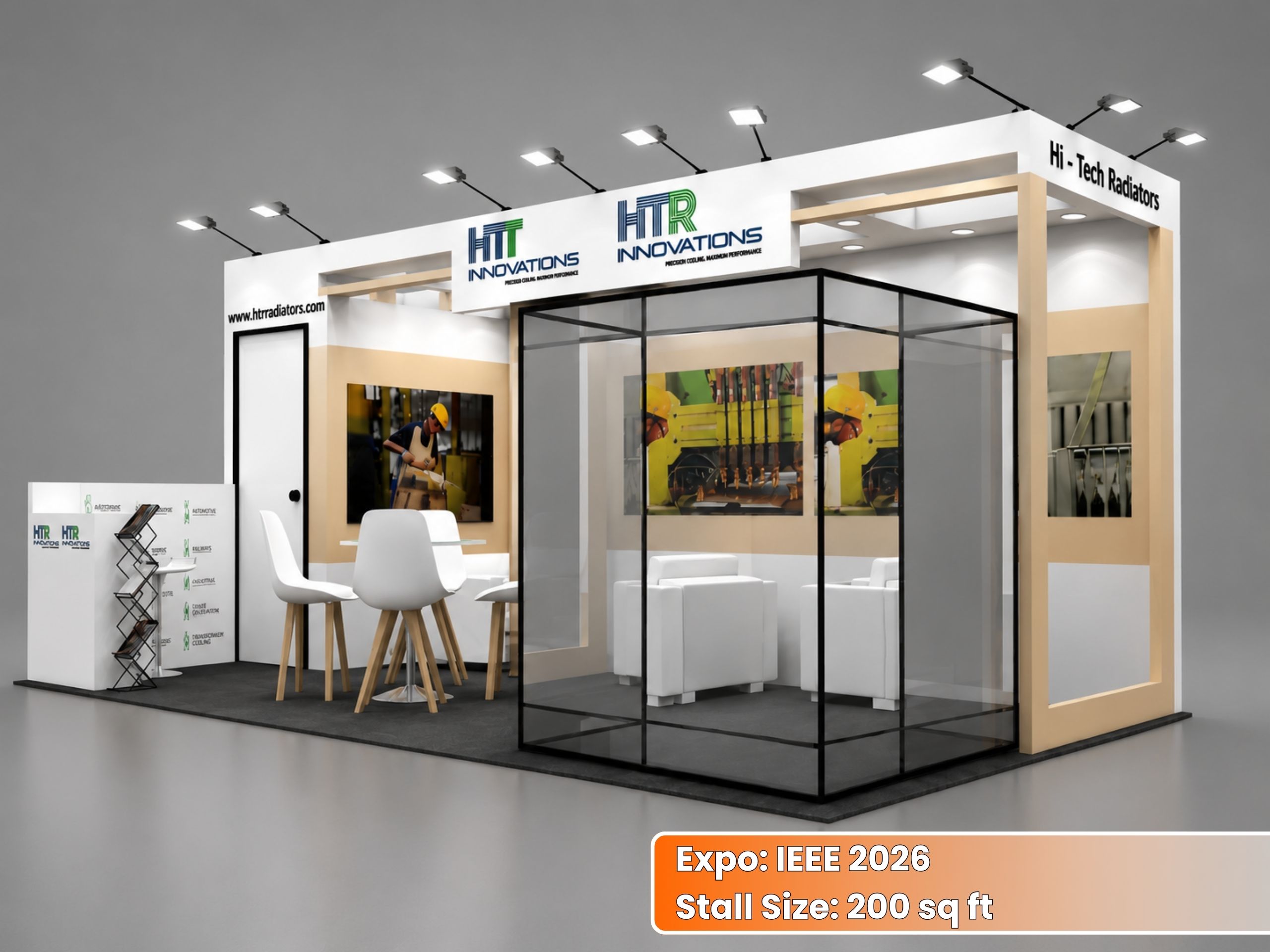 HI - TECH RADIATORS IEEE - CHICAGO Exhibition Stall | Unievents Services