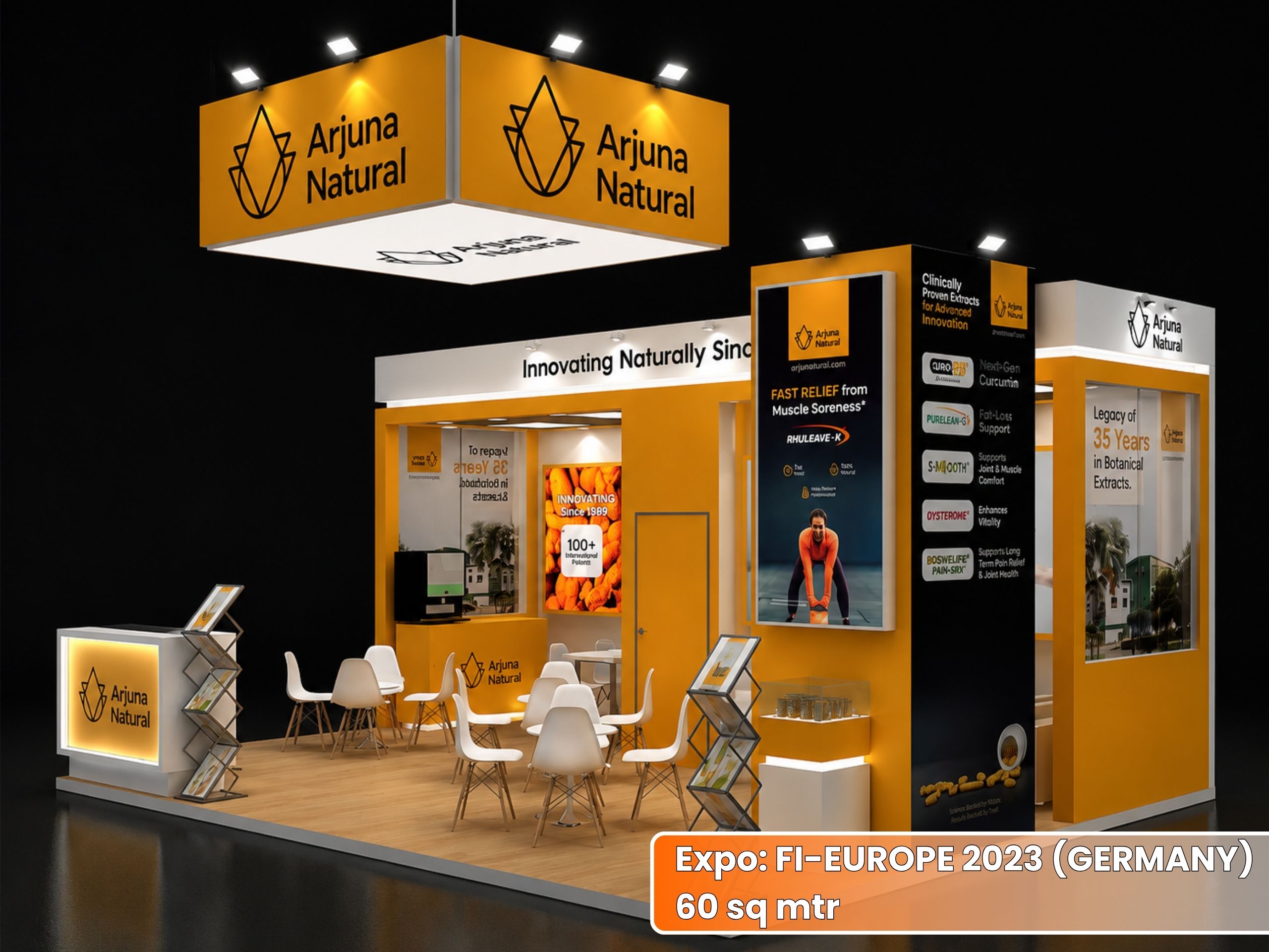 ARJUNA NATURAL FI - EUROPE Exhibition Stall | Unievents Services