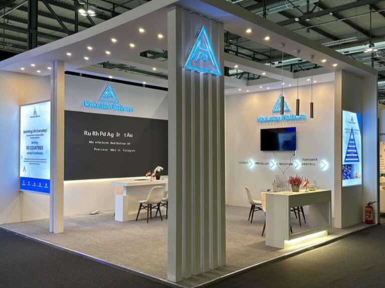 Exhibition stand built by Unievents