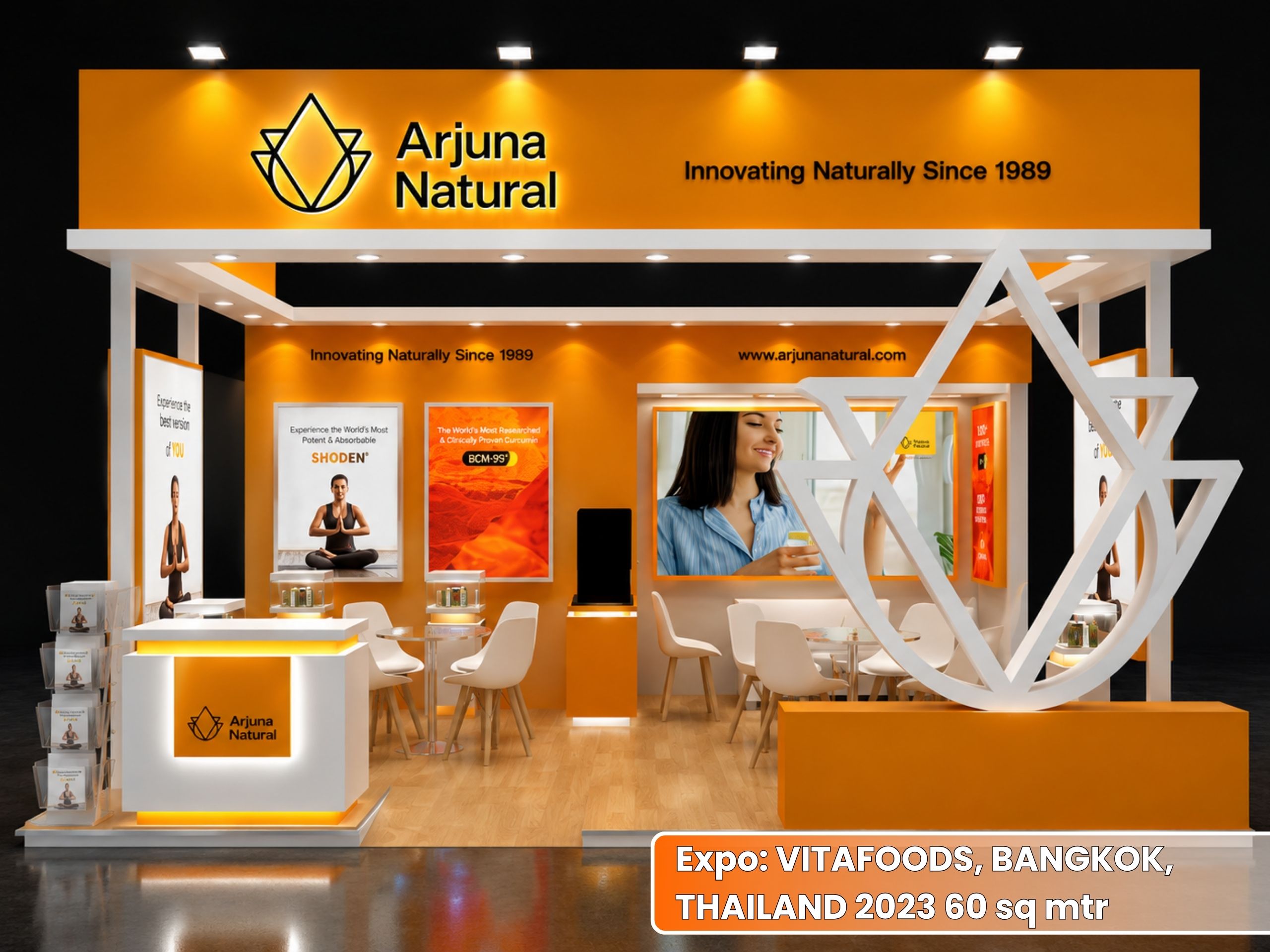 ARJUNA NATURAL VITA FOODS FRANFURT Exhibition Stall | Unievents Services