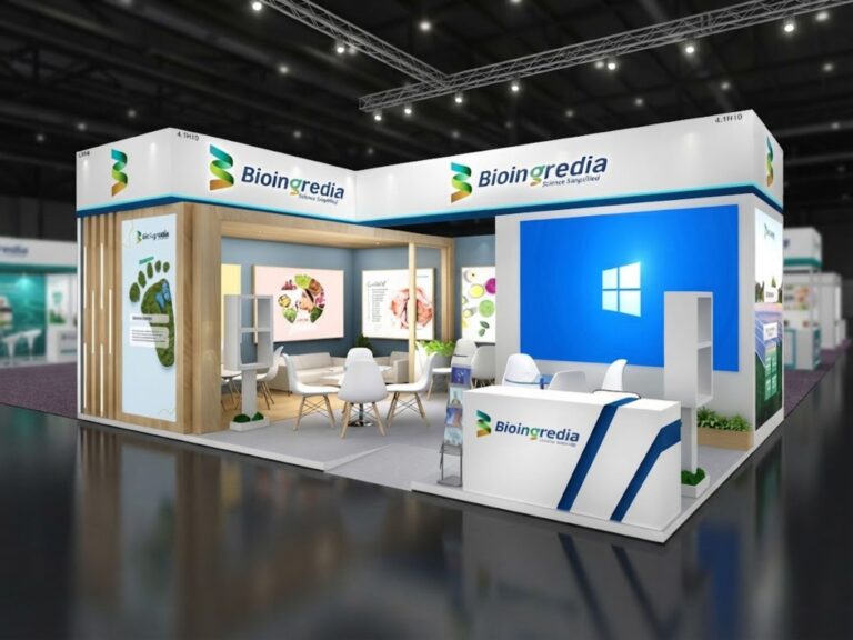 Exhibition stand built by Unievents