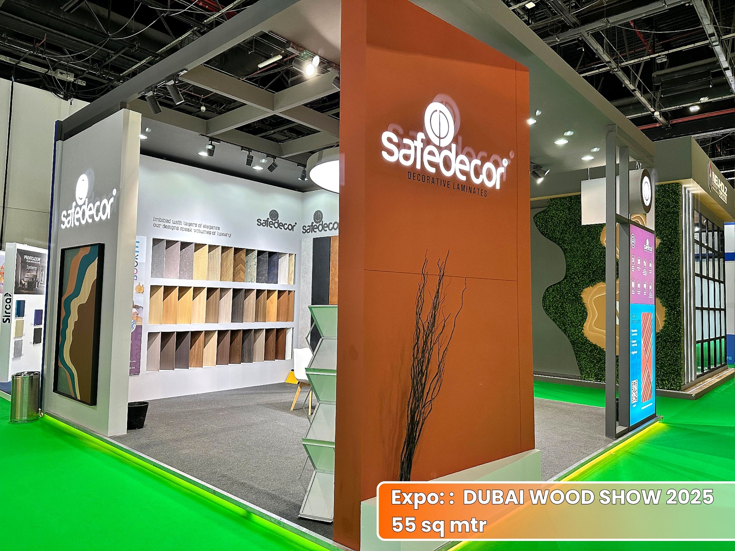 SAFEDECORE DUBAI WOOD SHOW Exhibition Stall | Unievents Services