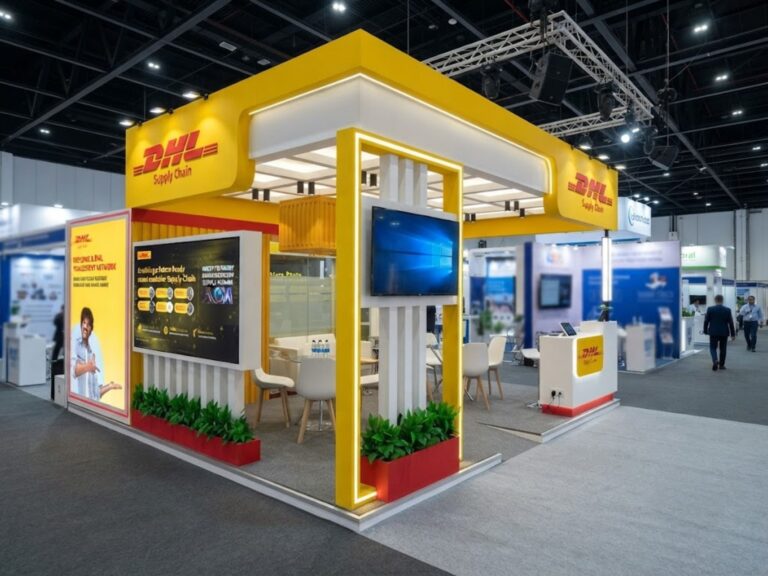 Exhibition stand built by Unievents