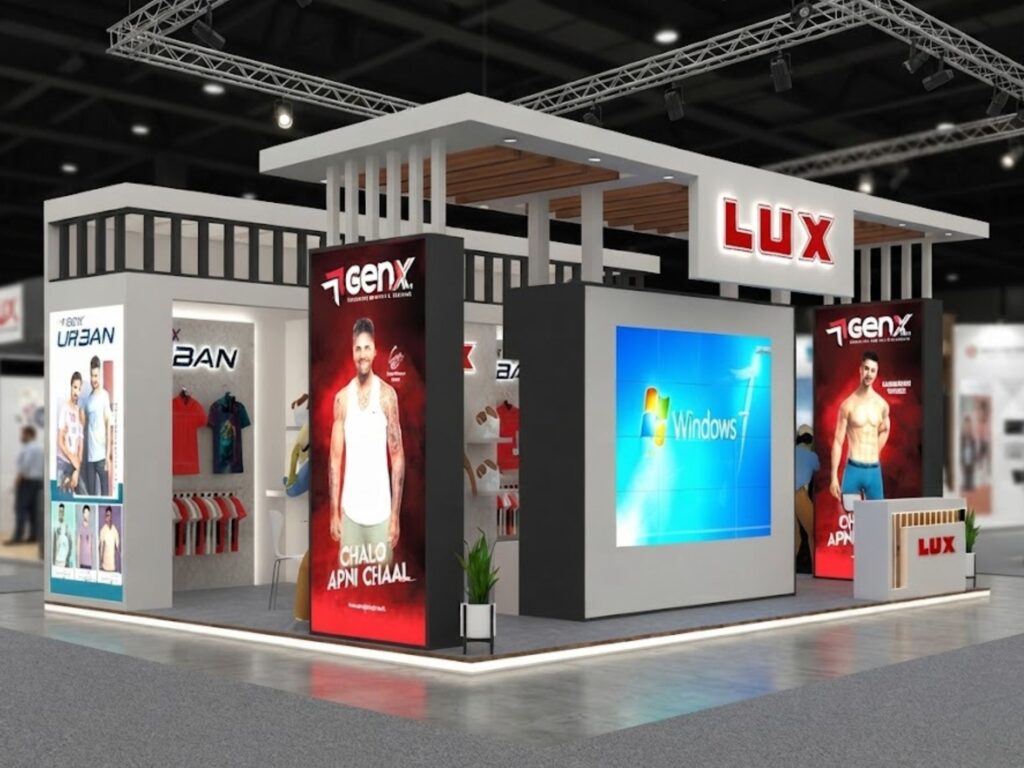 Exhibition stand builder for Intimasia by LUX by Unievents Services Pvt Ltd