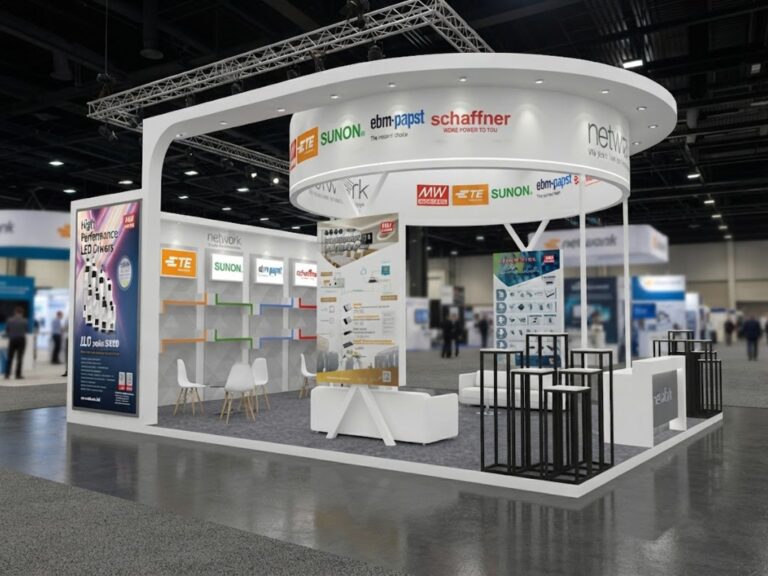 Exhibition stand built by Unievents