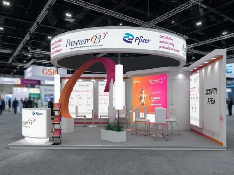 Exhibition stand built by Unievents