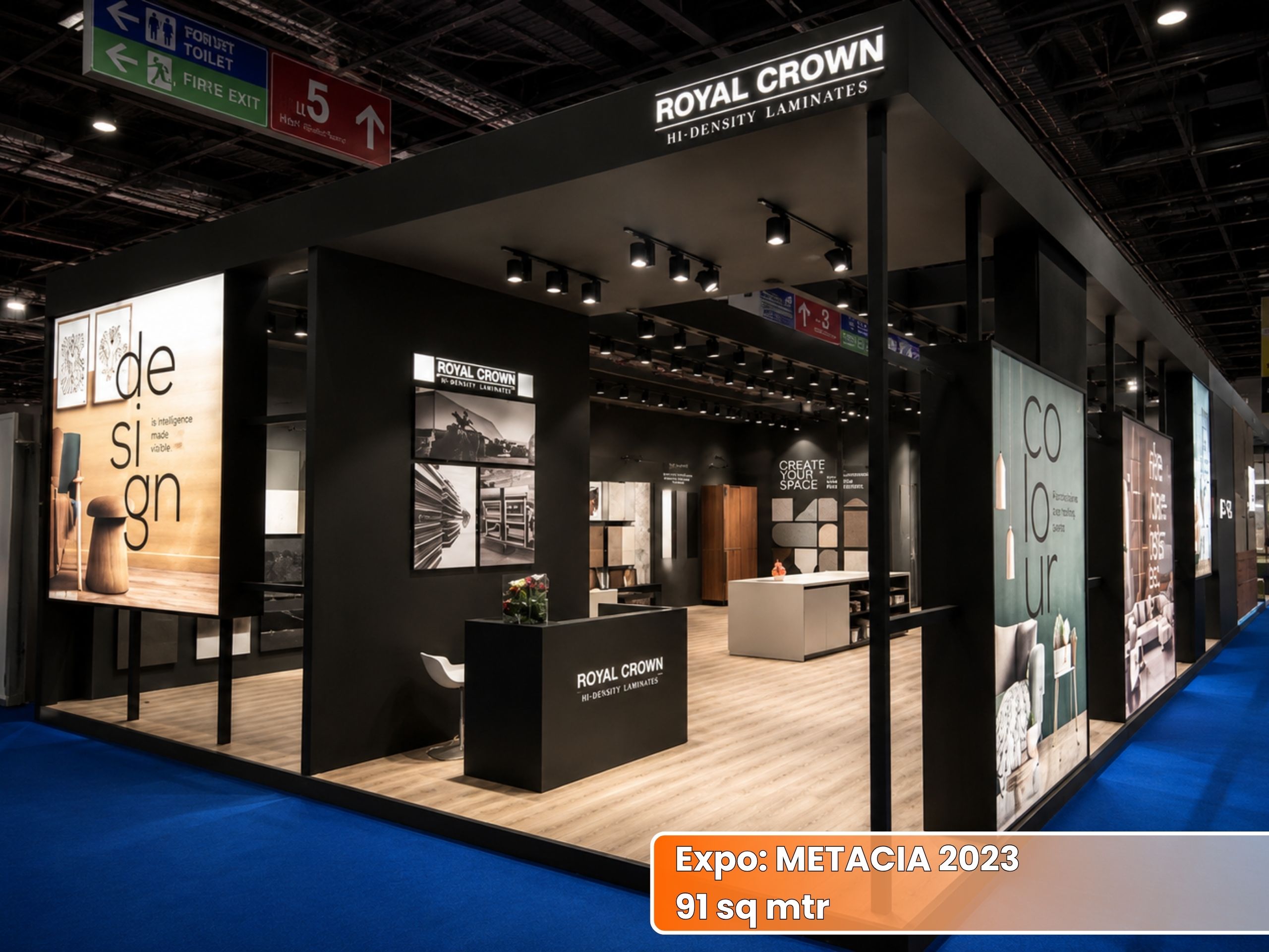 ROYAL CROWN METACIA Exhibition Stall | Unievents Services
