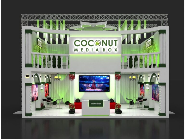Exhibition stand built by Unievents