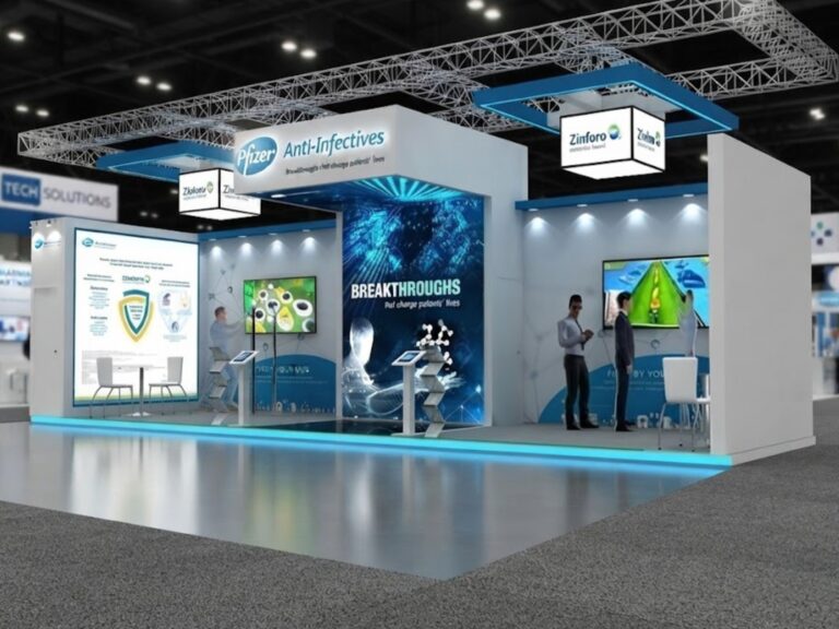 Exhibition stand built by Unievents