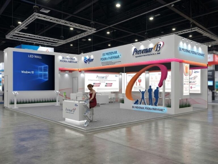 Exhibition stand built by Unievents