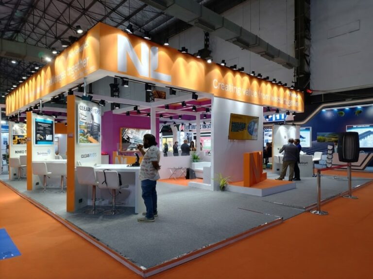 Exhibition stand built by Unievents