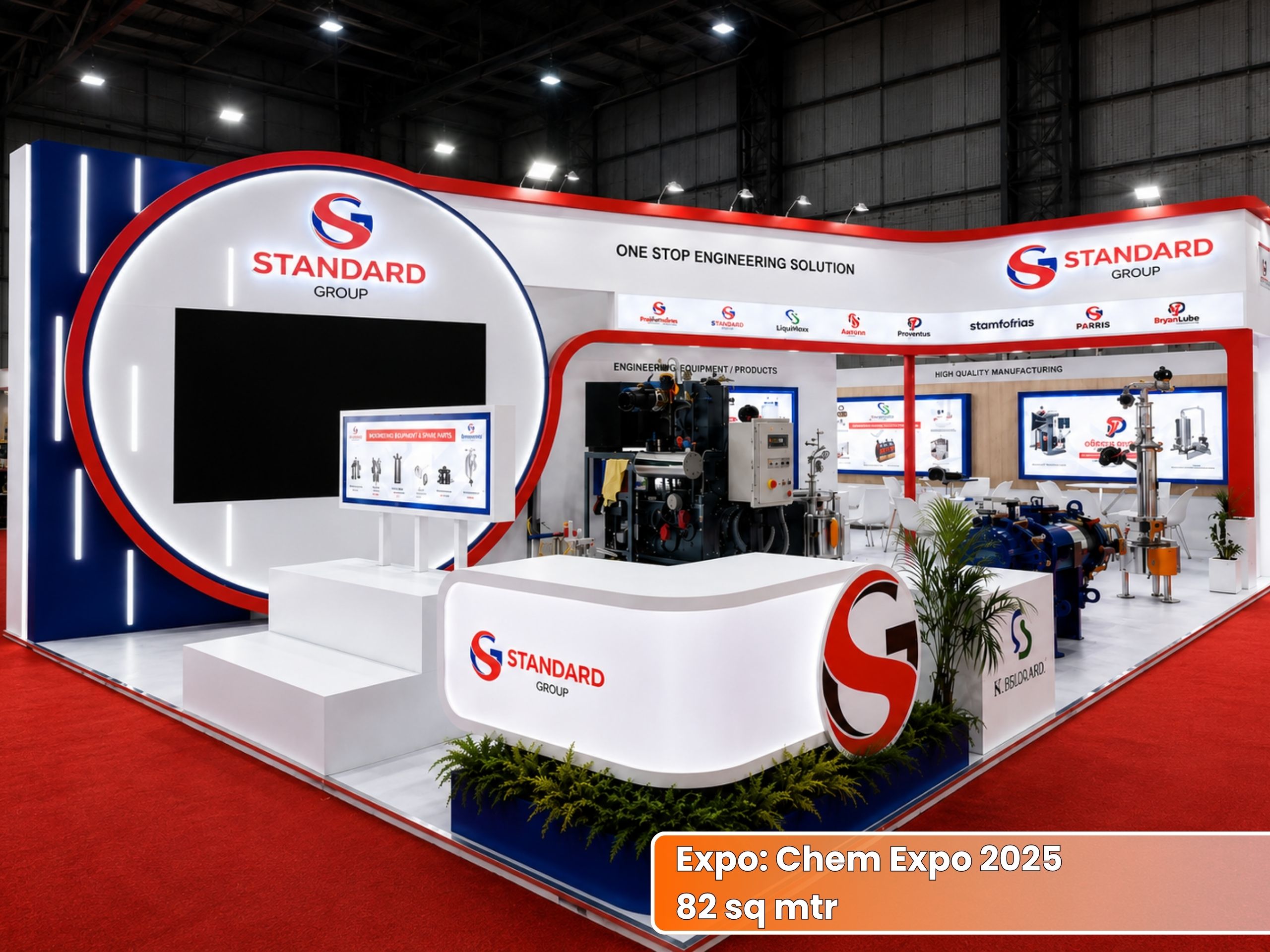 STANDARD GROUP Chem Expo Exhibition Stall | Unievents Services