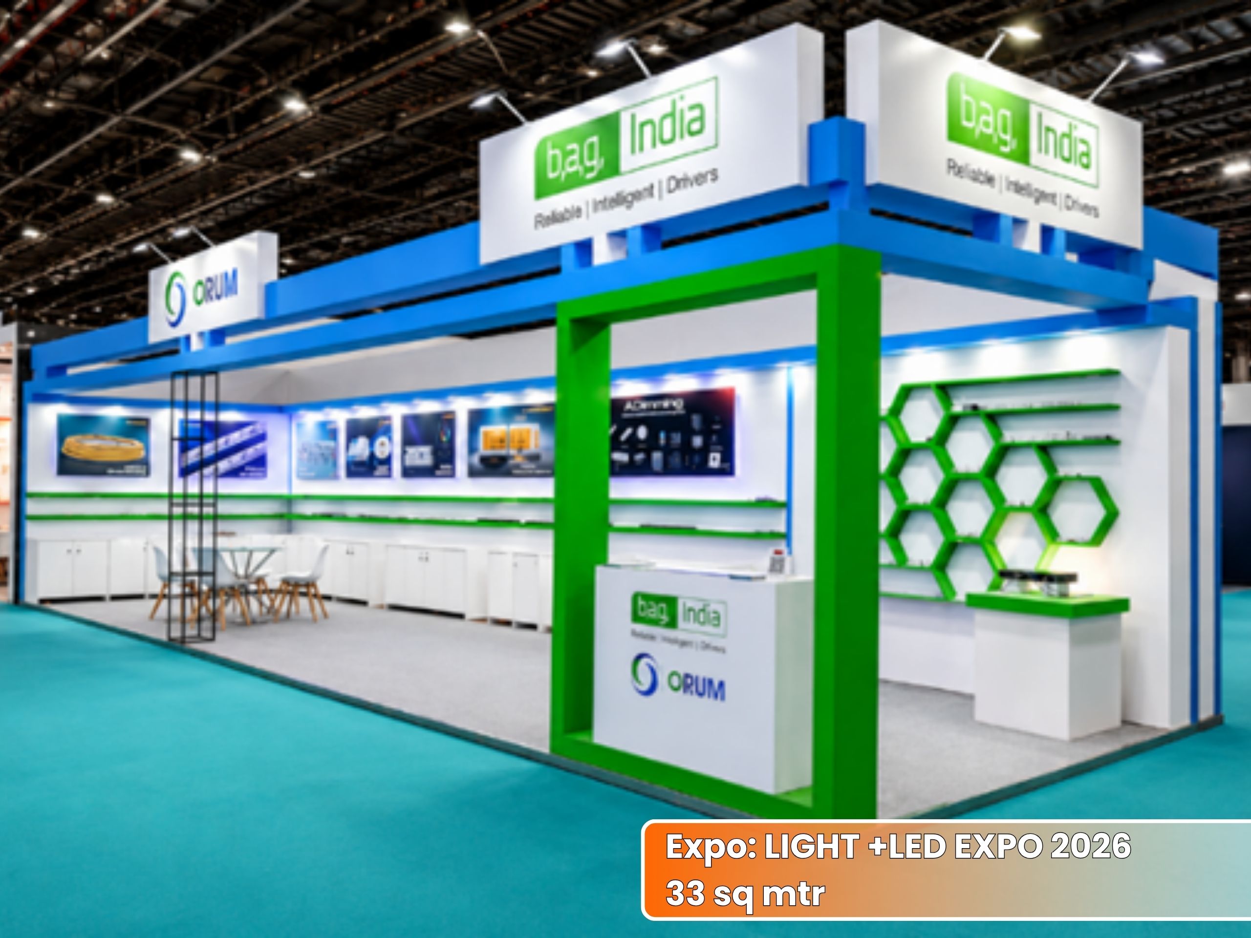 ORUM LIGHT +LED EXPO Exhibition Stall | Unievents Services
