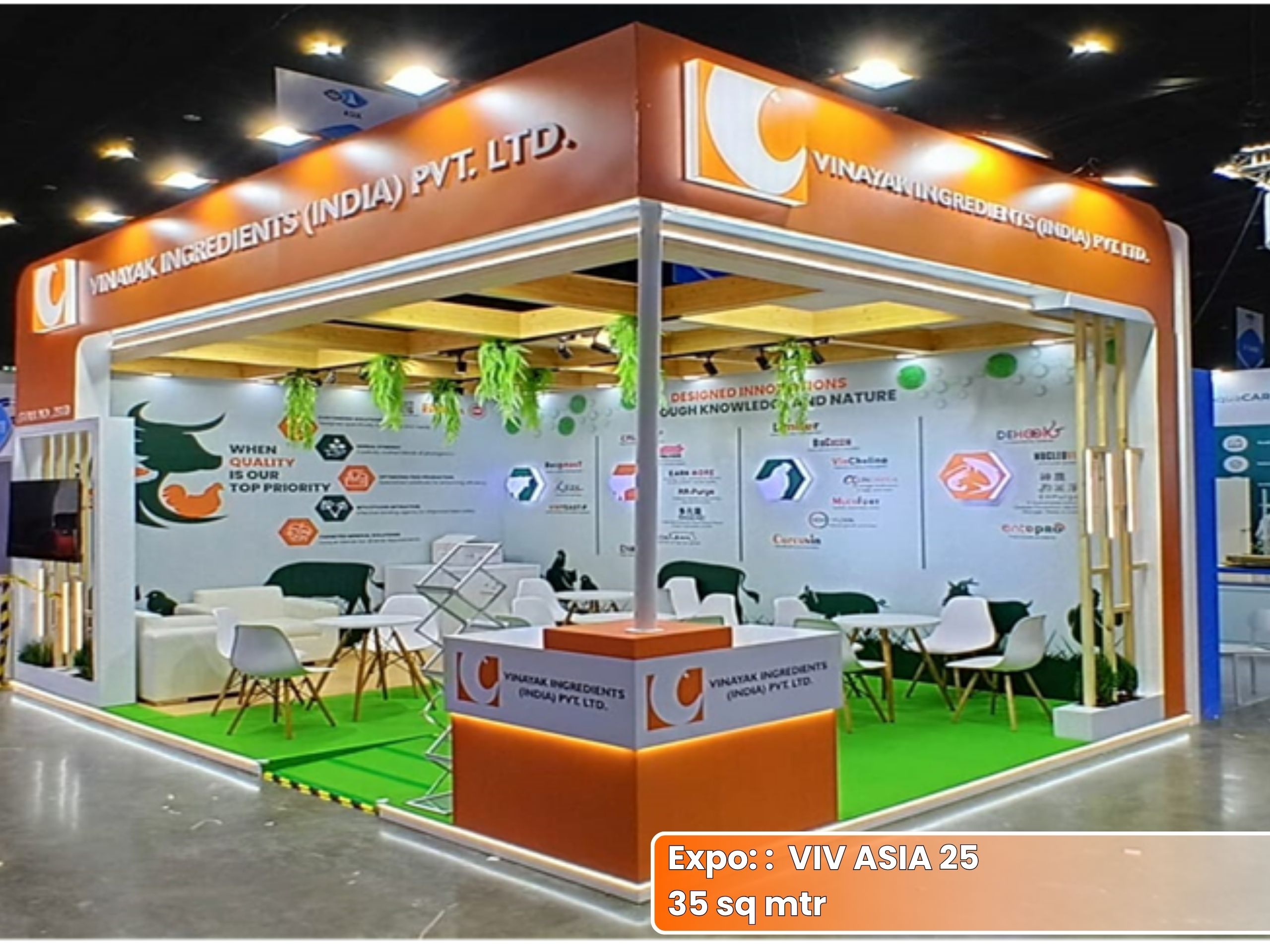 VINAYAK INGREDIENTS VIV ASIA Exhibition Stall | Unievents Services