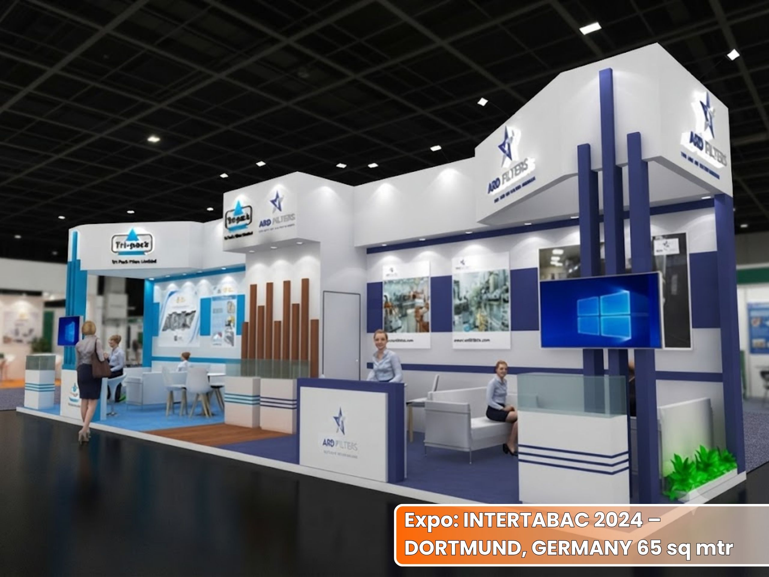 TRI-PACK INTERTABAC Exhibition Stall | Unievents Services
