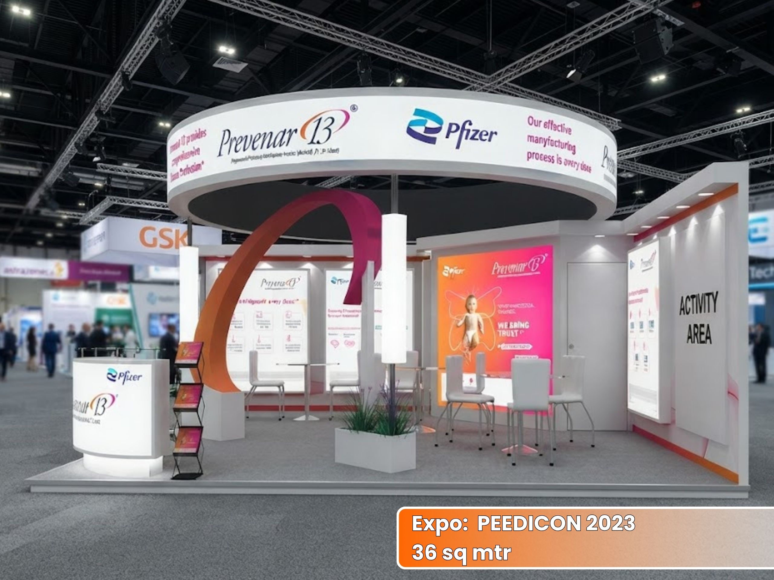 PFIZER PEEDICON Exhibition Stall | Unievents Services
