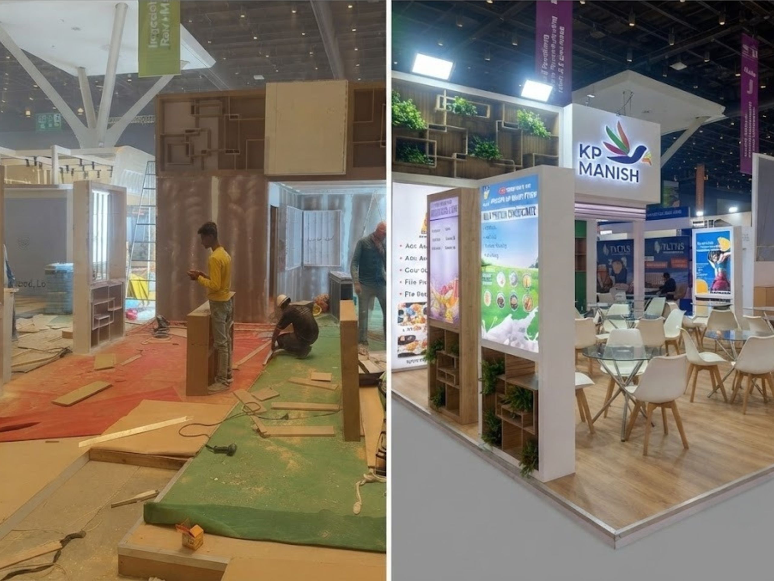 KP MANISH CPHI INDIA 2025 Exhibition Stall | Unievents Services