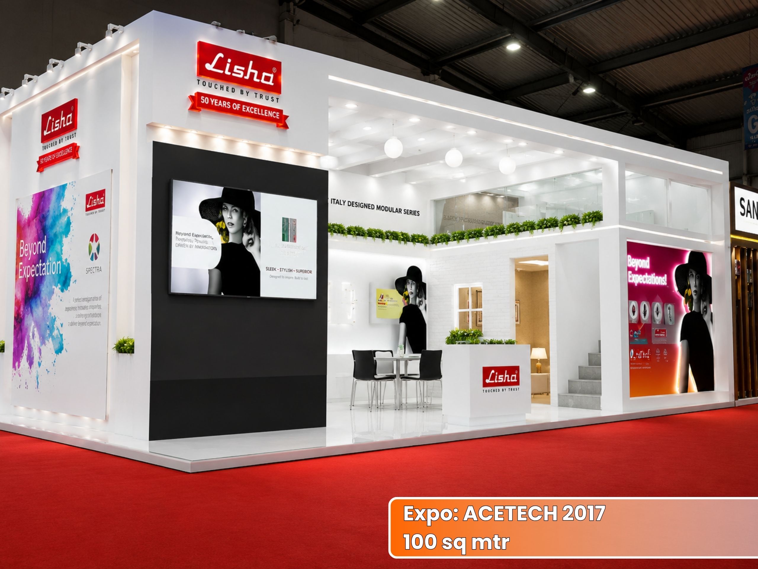 LISHA ACETECH Exhibition Stand | Unievents Services